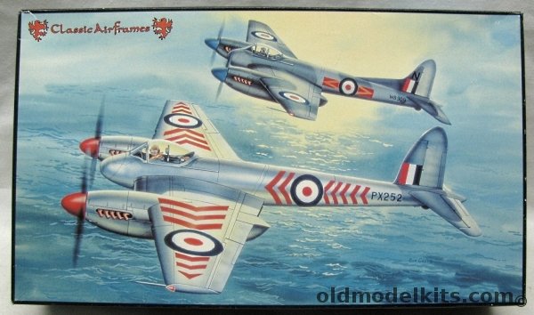 Classic Airframes 1/48 De Havilland Hornet F.1/F.3 - Sq Ldr. Haw of 65 Sq Linton-on-Ouse 1947 or 80 Sq Kai Tak Hong Kong 1954, 458 plastic model kit